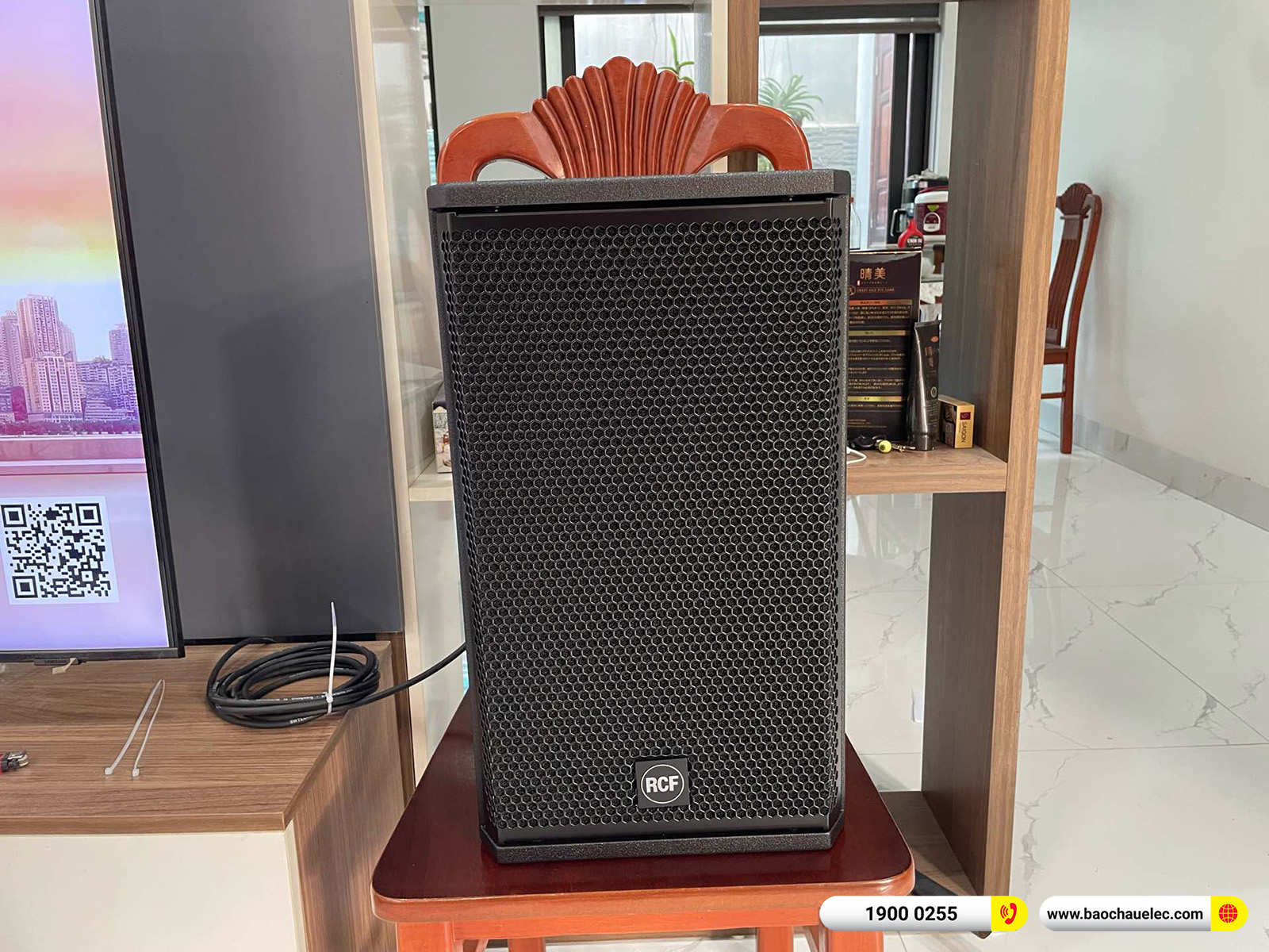Lắp đặt d&agrave;n karaoke RCF hơn 47tr cho chị Thảo tại H&agrave; Nội