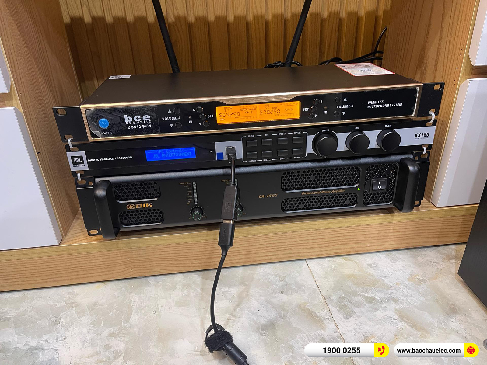 Lắp đặt dàn karaoke Denon hơn 35tr cho chị Trang tại Hà Nội