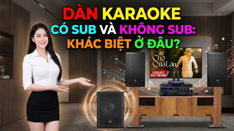 Dàn Karaoke Có Sub Và Không Sub: Khác Biệt Ở Đâu?