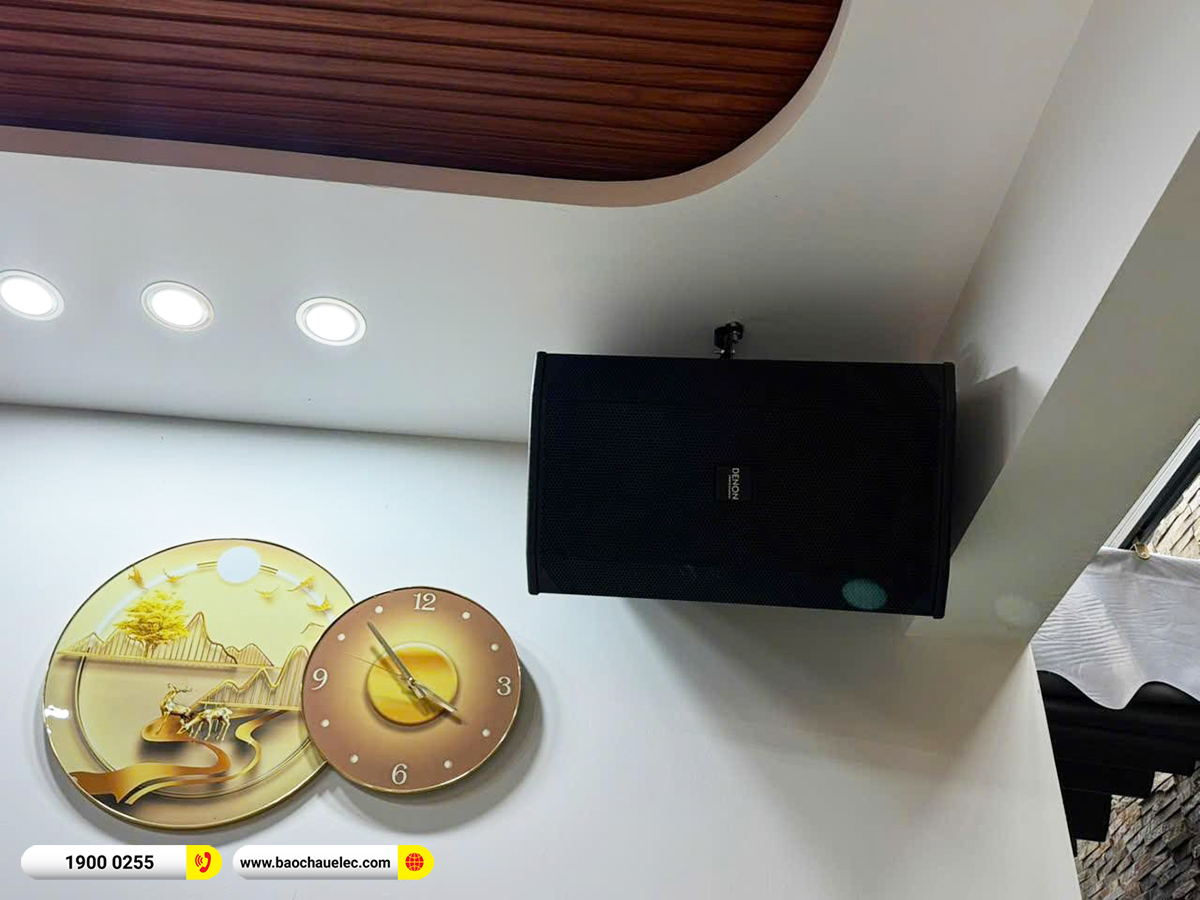 Lắp đặt d&agrave;n karaoke Denon hơn 121tr cho anh Trung tại Đồng Nai 