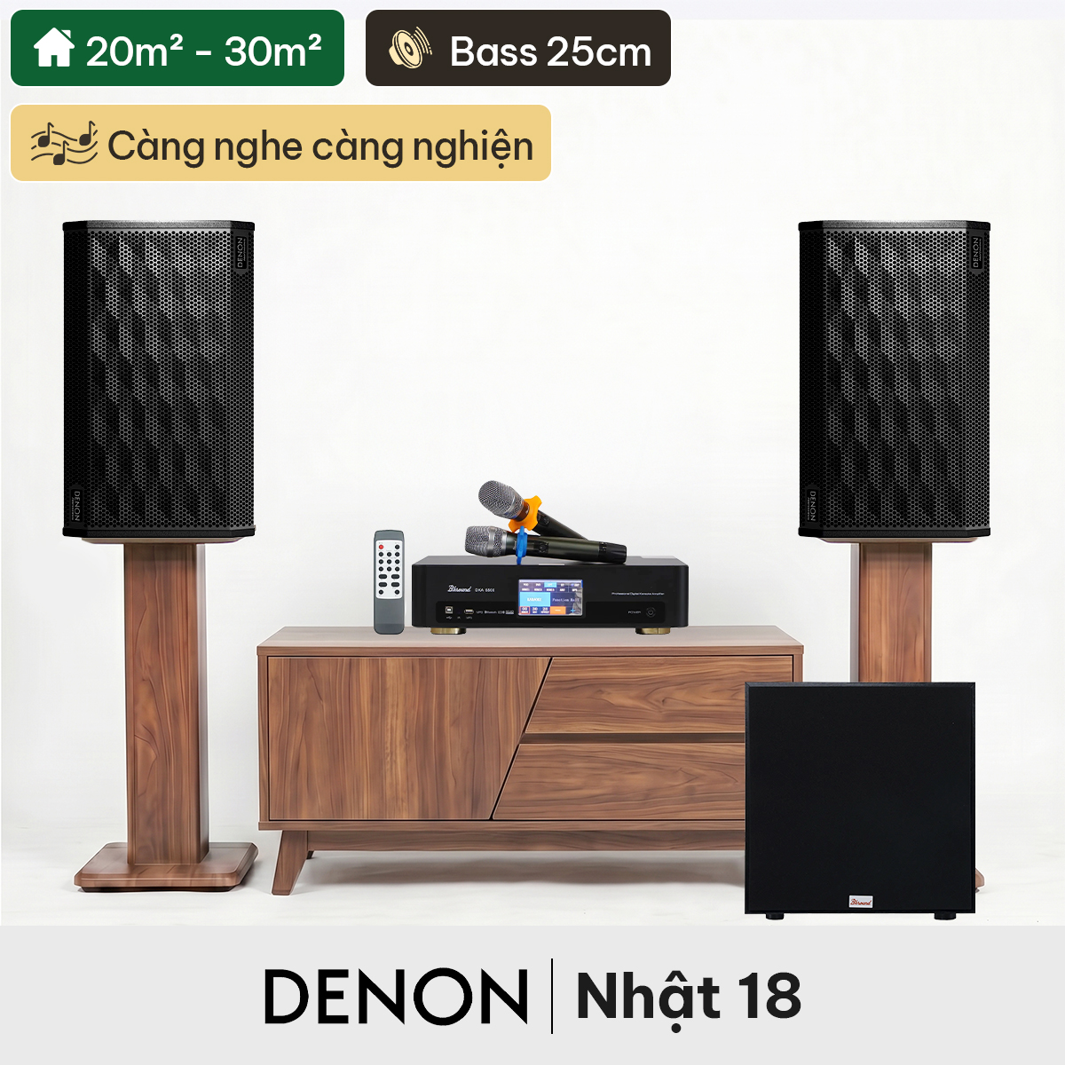 Dàn karaoke Denon Nhật 18