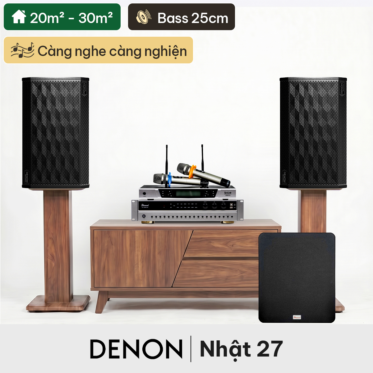 Dàn karaoke gia đình Denon Nhật 27