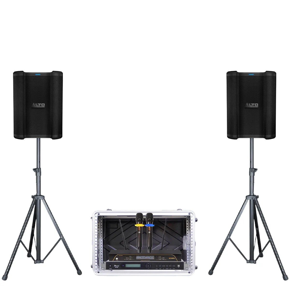Dàn karaoke di động Alto 02 (Alto Busker, BKSound KP500, BIK BJ-U200, chân loa 3 chân) - Hình 2