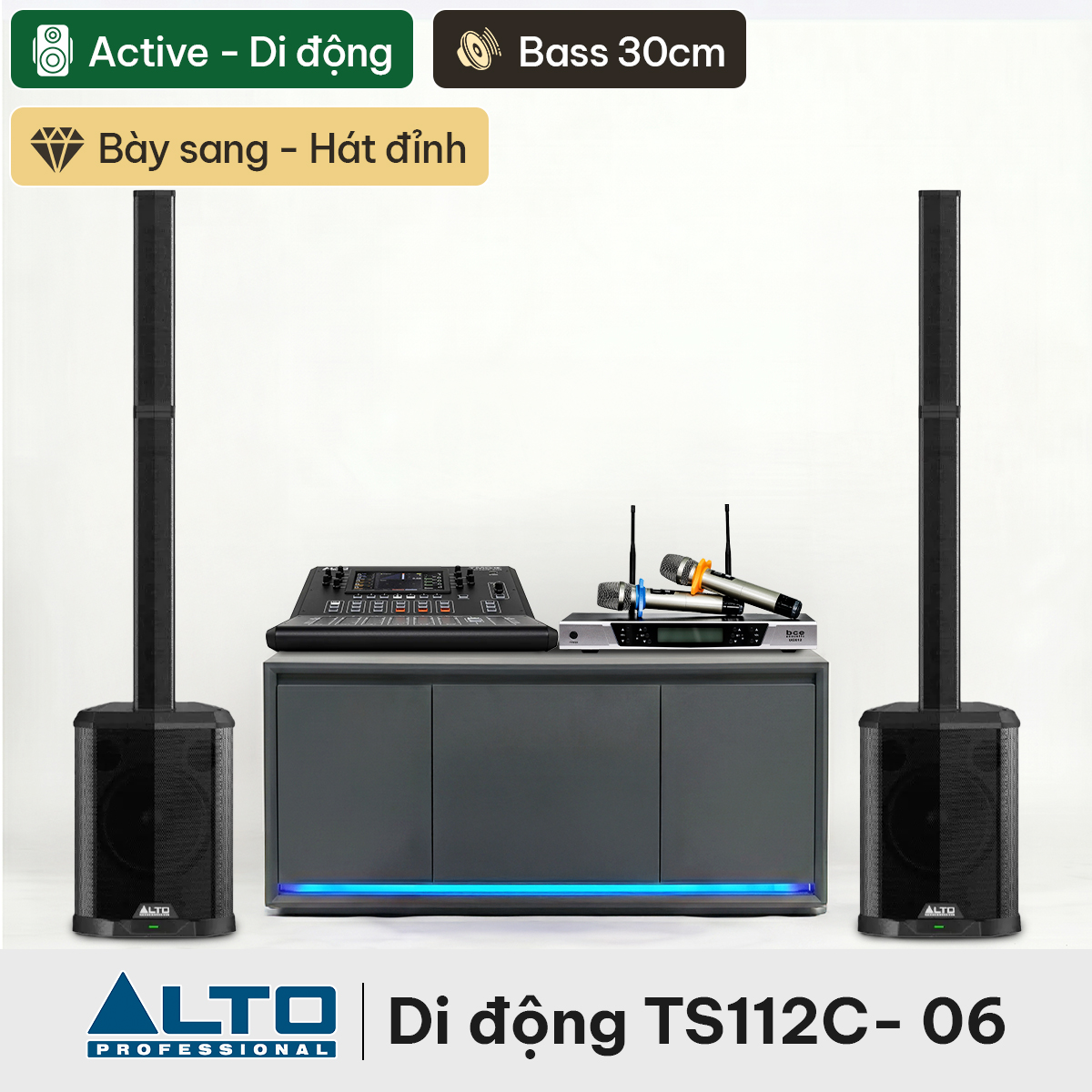 Dàn karaoke di động Alto TS112C- 06