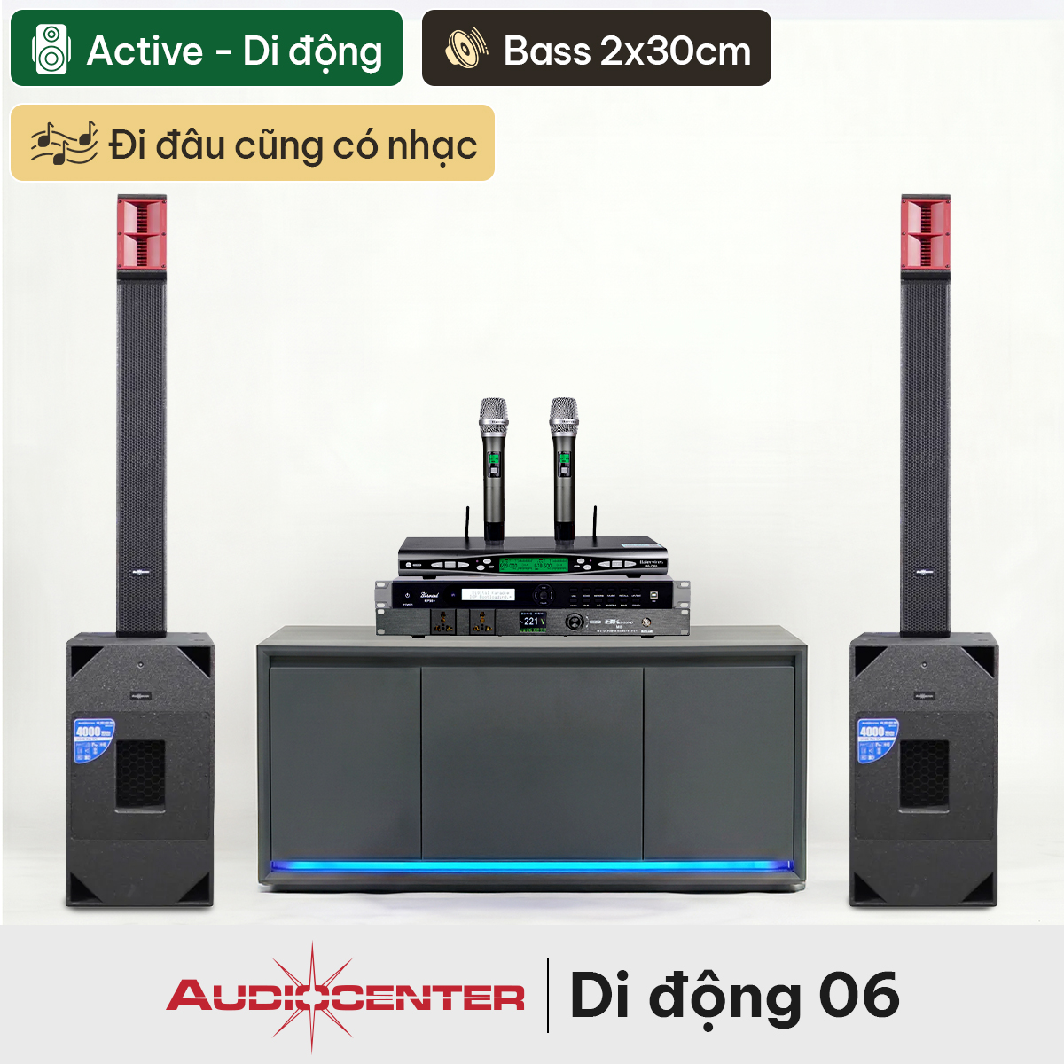 Dàn karaoke di động Audiocenter 06