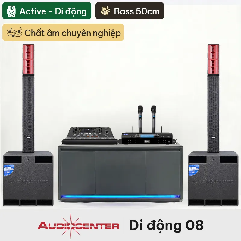 Dàn karaoke di động Audiocenter 08