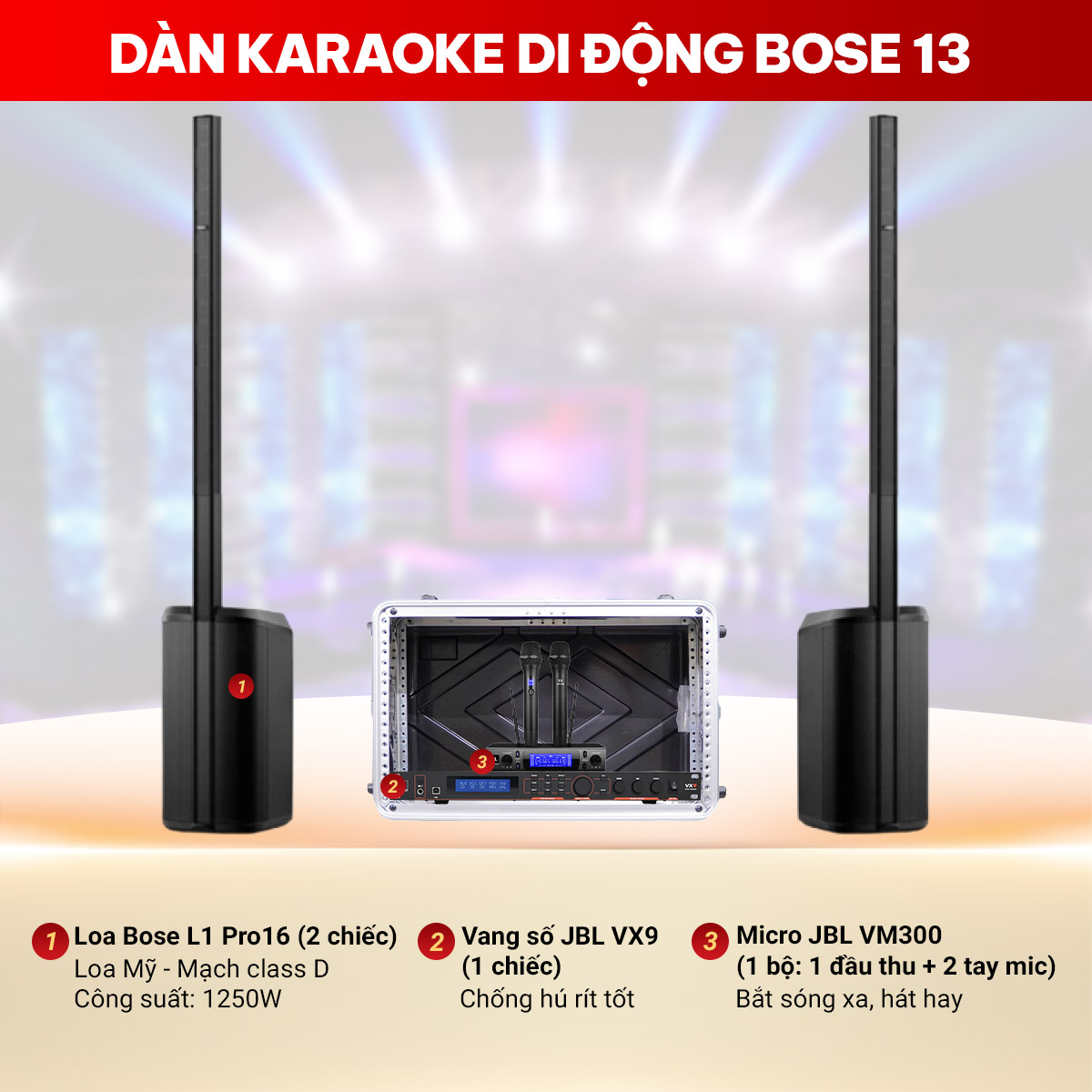 D&agrave;n karaoke di động Bose 13