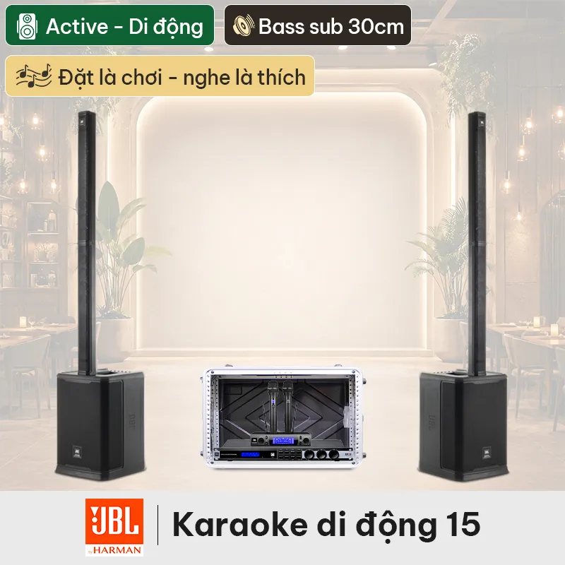 Dàn karaoke di động JBL 15