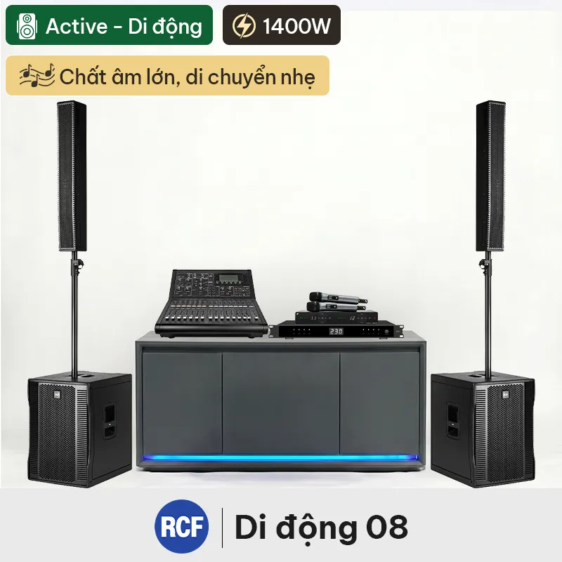 Dàn karaoke di động RCF 08