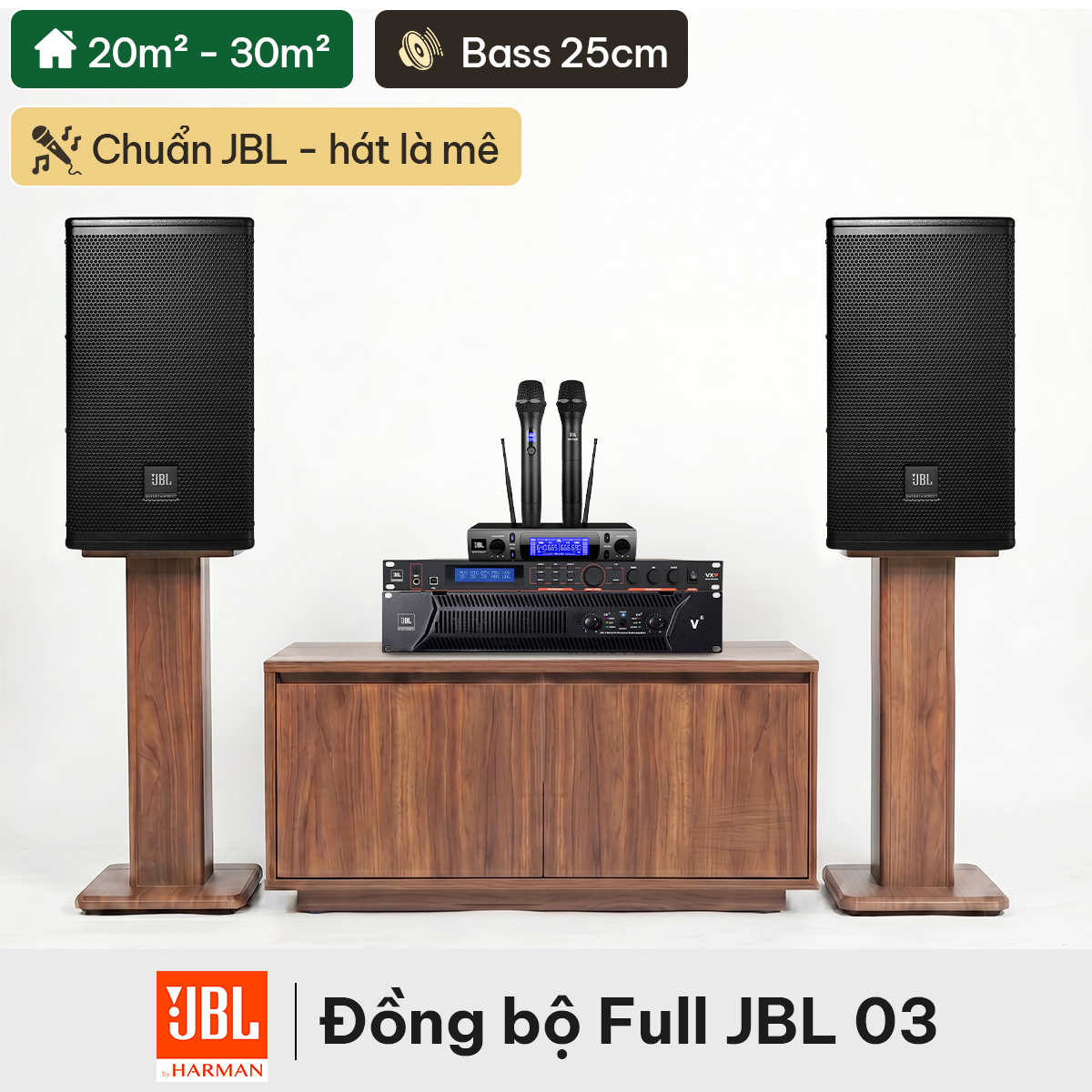 Dàn karaoke đồng bộ full JBL 03