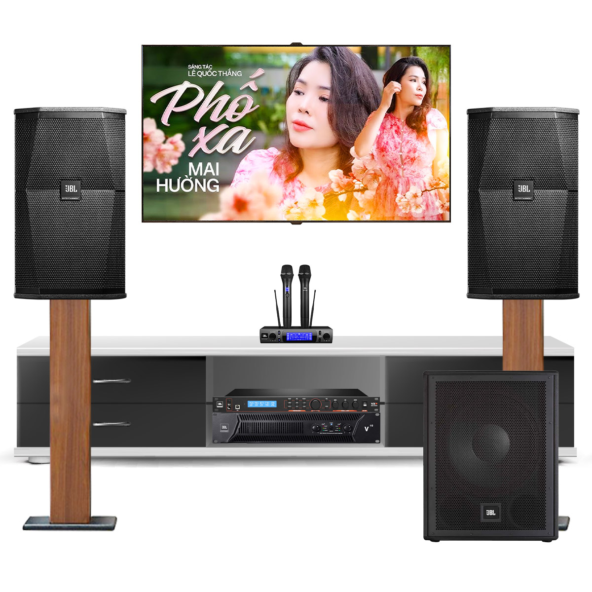 Dàn karaoke đồng bộ full JBL 08