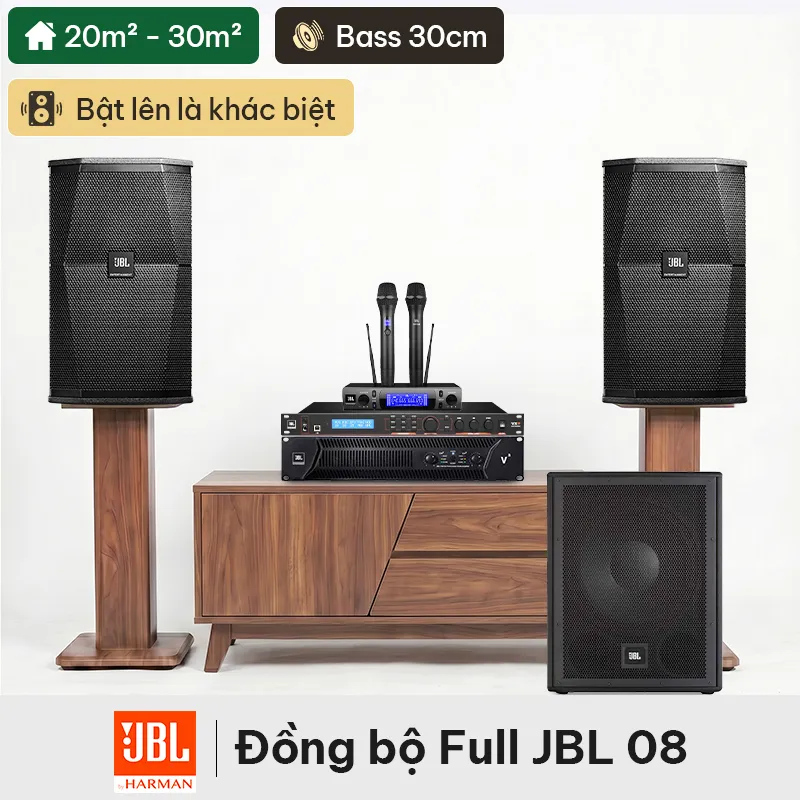 Dàn karaoke đồng bộ full JBL 08