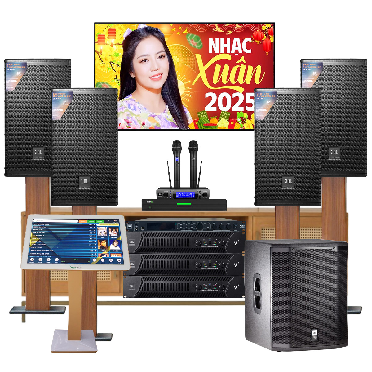 Dàn karaoke đồng bộ full JBL 12