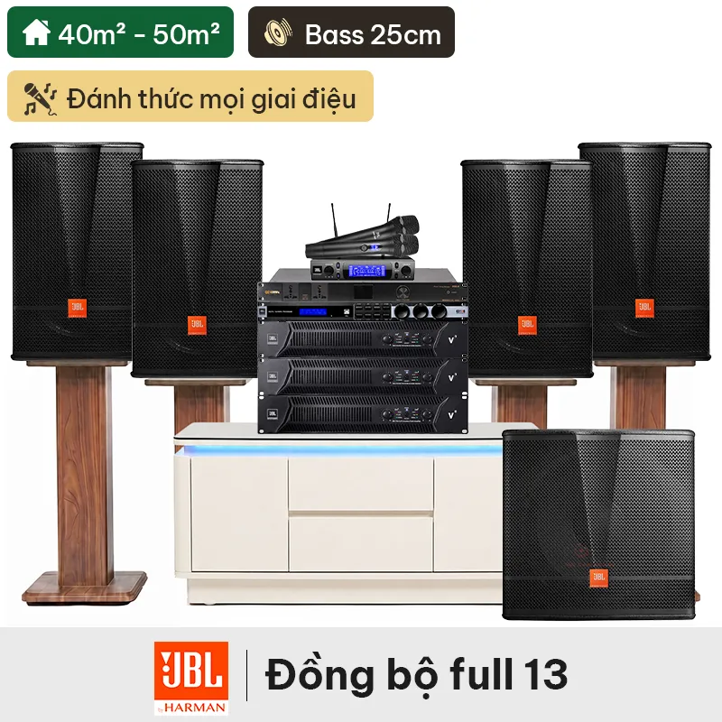 Dàn karaoke đồng bộ full JBL 13