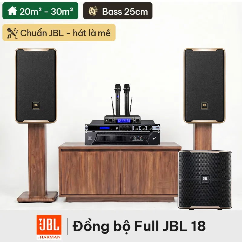 Dàn karaoke đồng bộ full JBL 18 - Hot New 2027