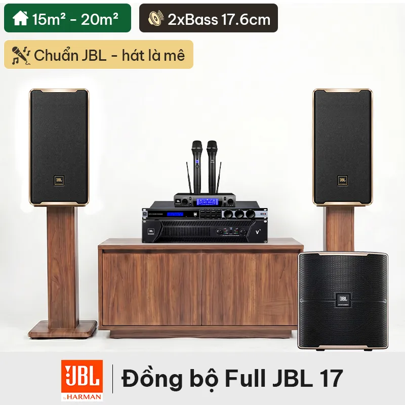 Dàn karaoke đồng bộ full JBL 17 - Hot New 2027