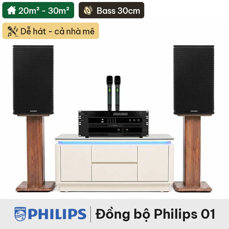 Dàn karaoke đồng bộ Philips 01