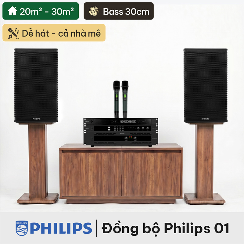 Dàn karaoke đồng bộ Philips 01