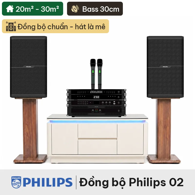 Dàn karaoke đồng bộ Philips 02