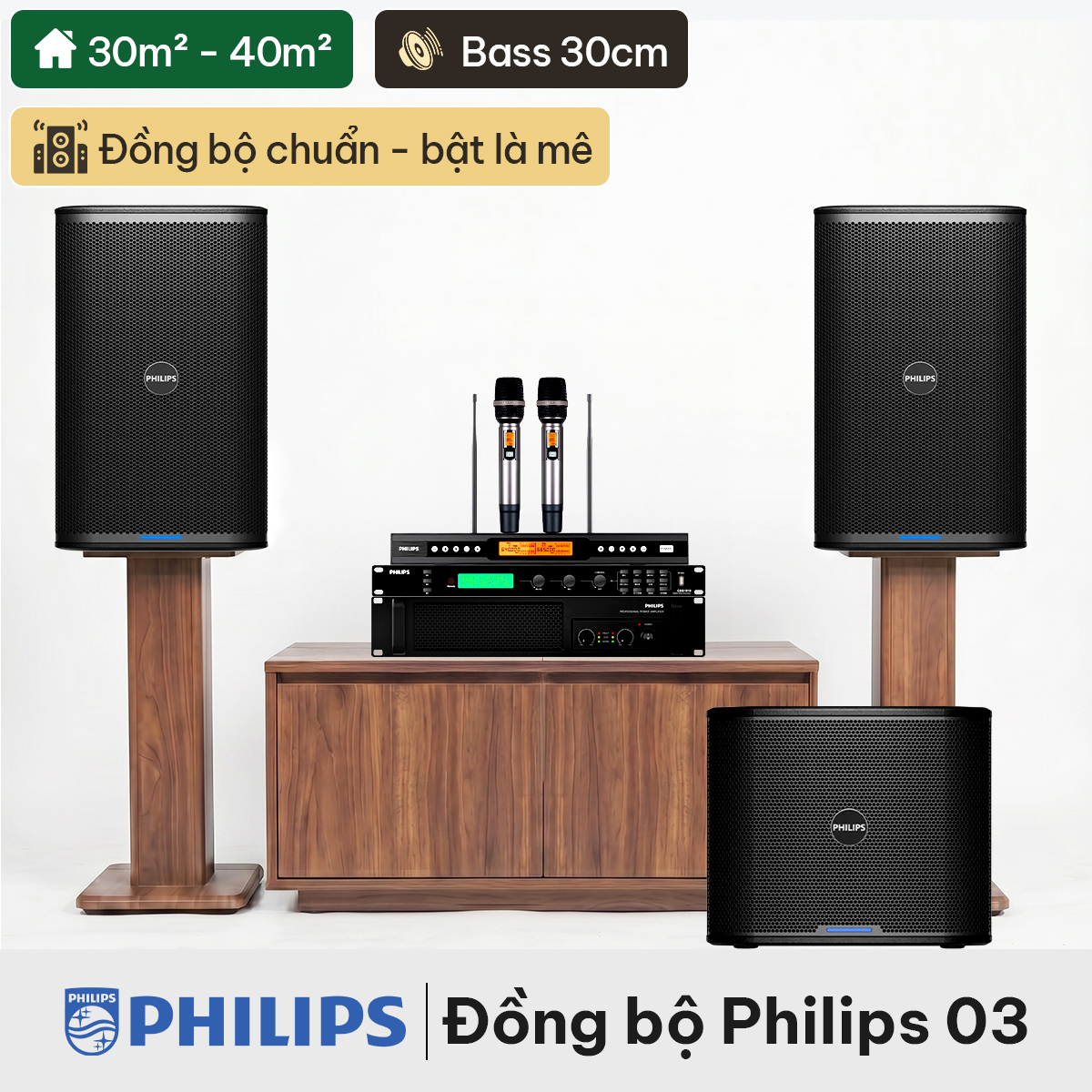 Dàn karaoke đồng bộ Philips 03