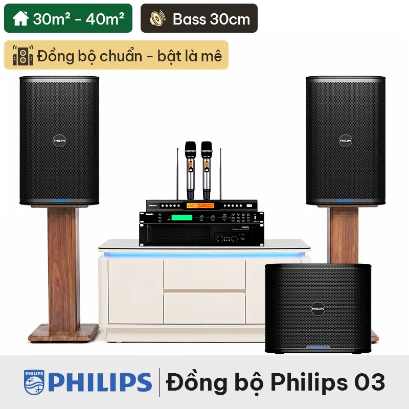Dàn karaoke đồng bộ Philips 03