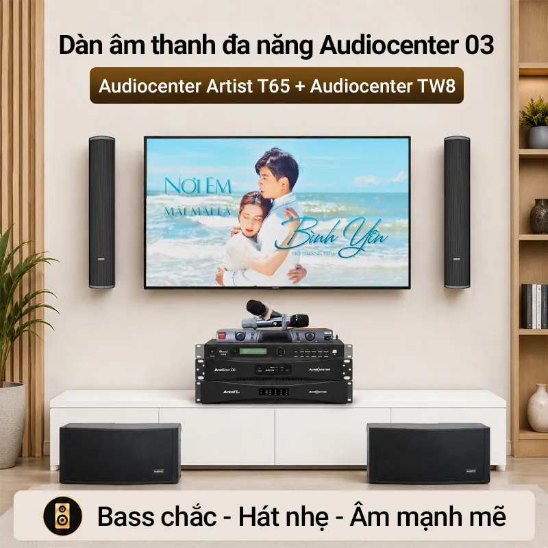 Dàn karaoke gắn tường Audiocenter 03