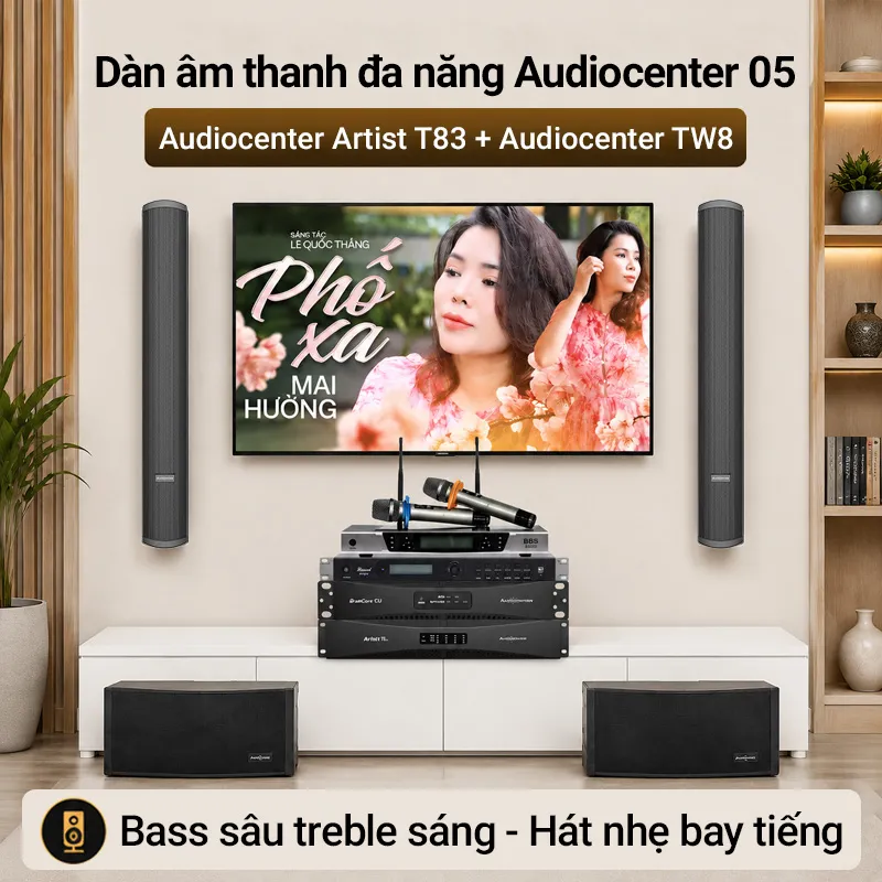 Dàn karaoke gắn tường Audiocenter 05