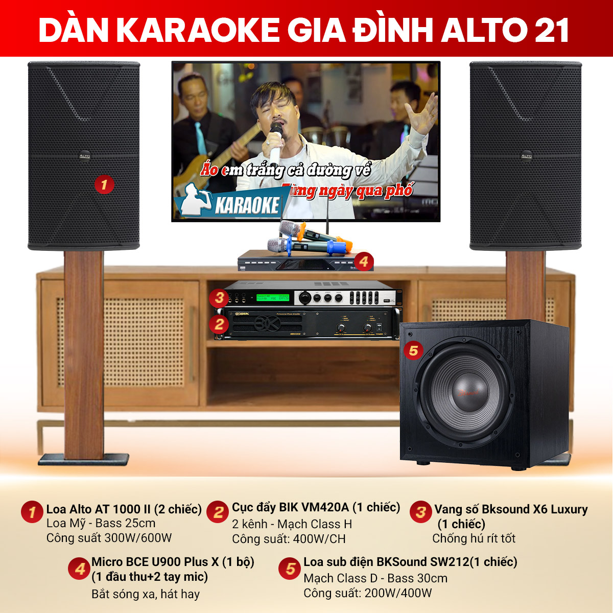 D&agrave;n karaoke gia đ&igrave;nh Alto 21