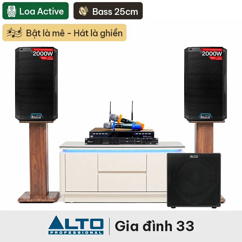 Dàn karaoke gia đình Alto 33