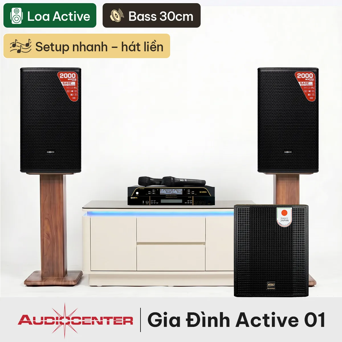 Dàn Karaoke Gia Đình Audiocenter 01