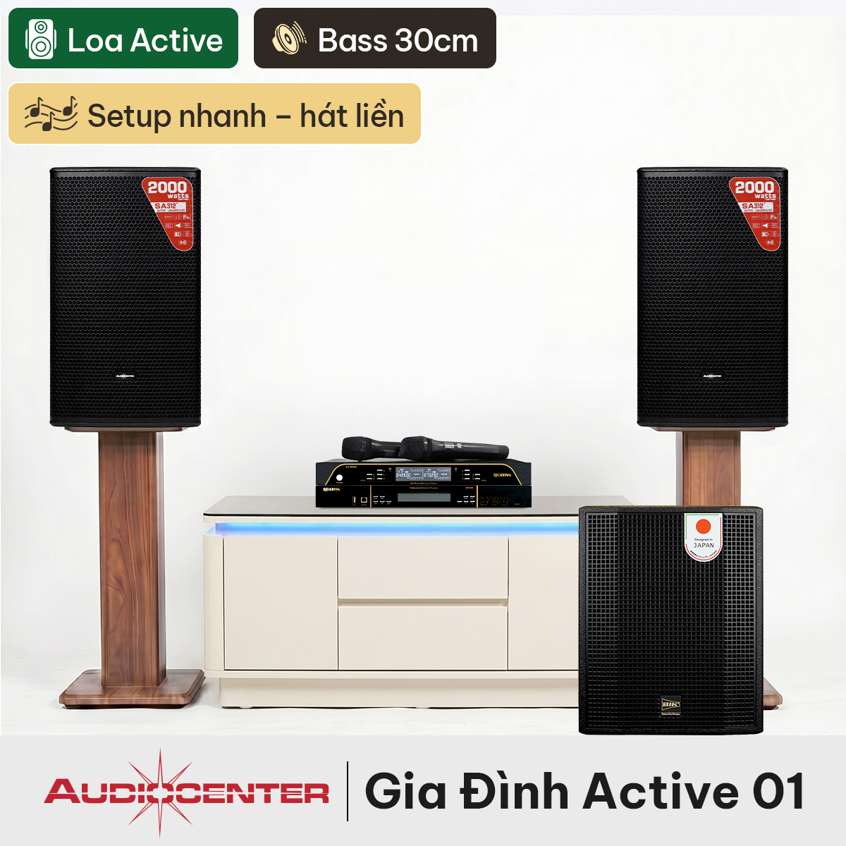 Dàn Karaoke Gia Đình Audiocenter 01