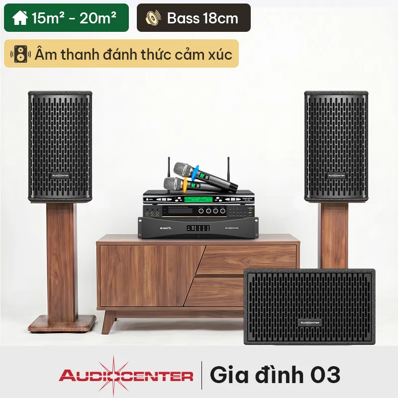 Dàn karaoke gia đình Audiocenter 03