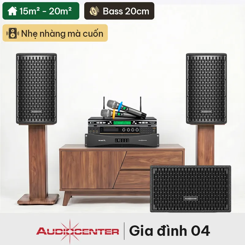 Dàn karaoke gia đình Audiocenter 04