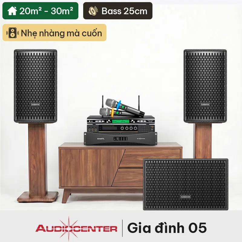 Dàn karaoke gia đình Audiocenter 05