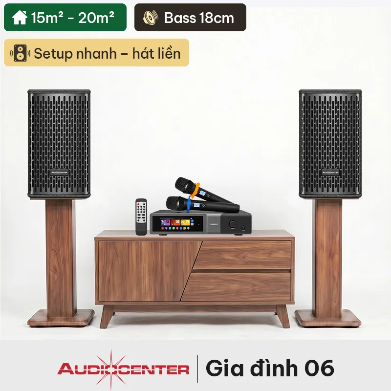 Dàn karaoke gia đình Audiocenter 06