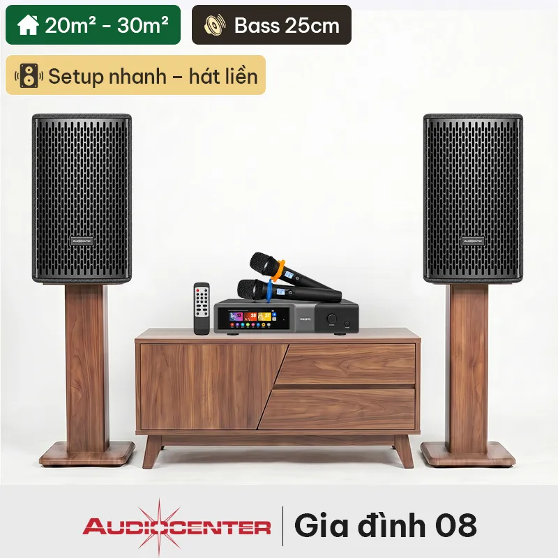 Dàn karaoke gia đình Audiocenter 08