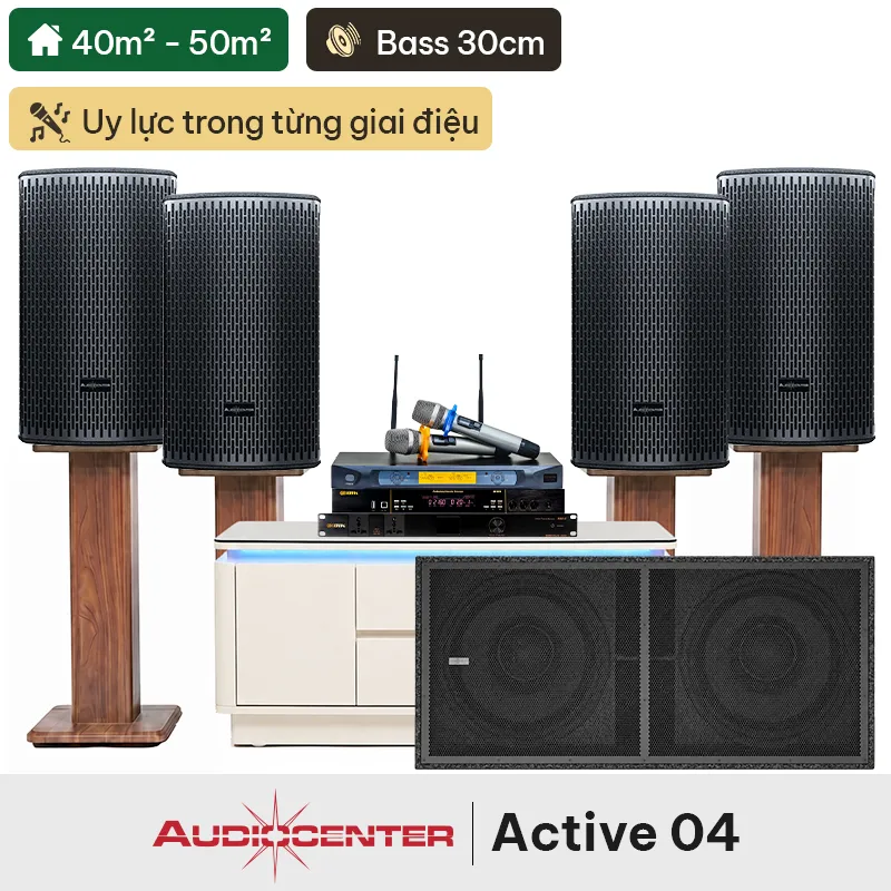 Dàn karaoke gia đình Audiocenter Active 04