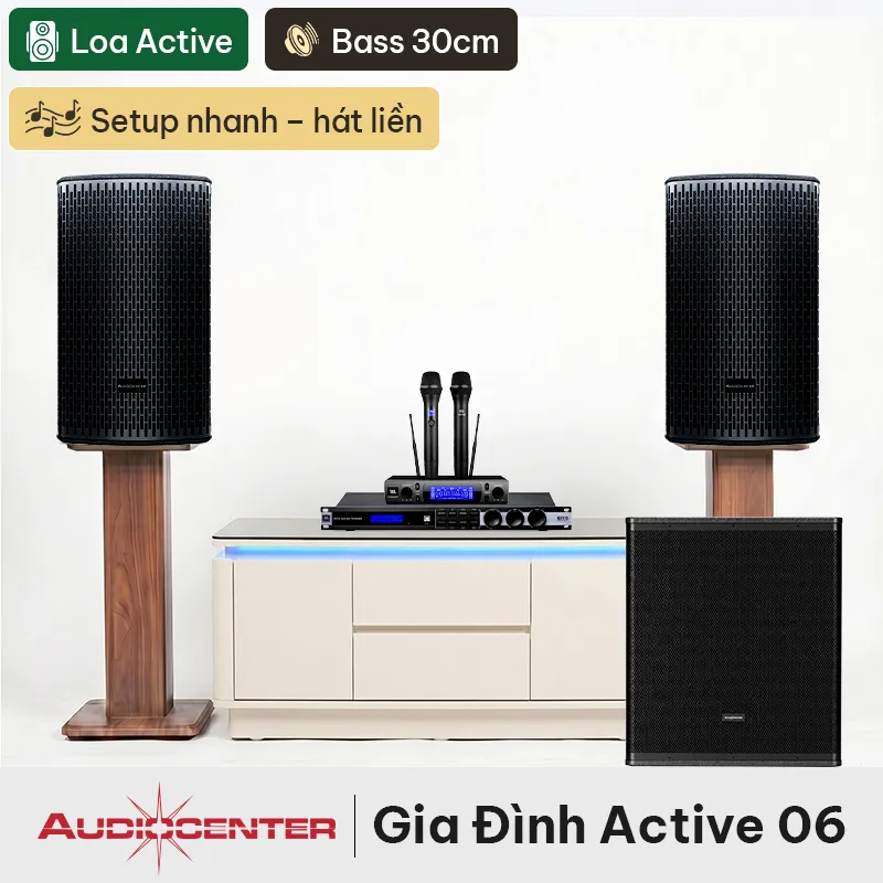 dàn karaoke gia đình active audiocenter 06