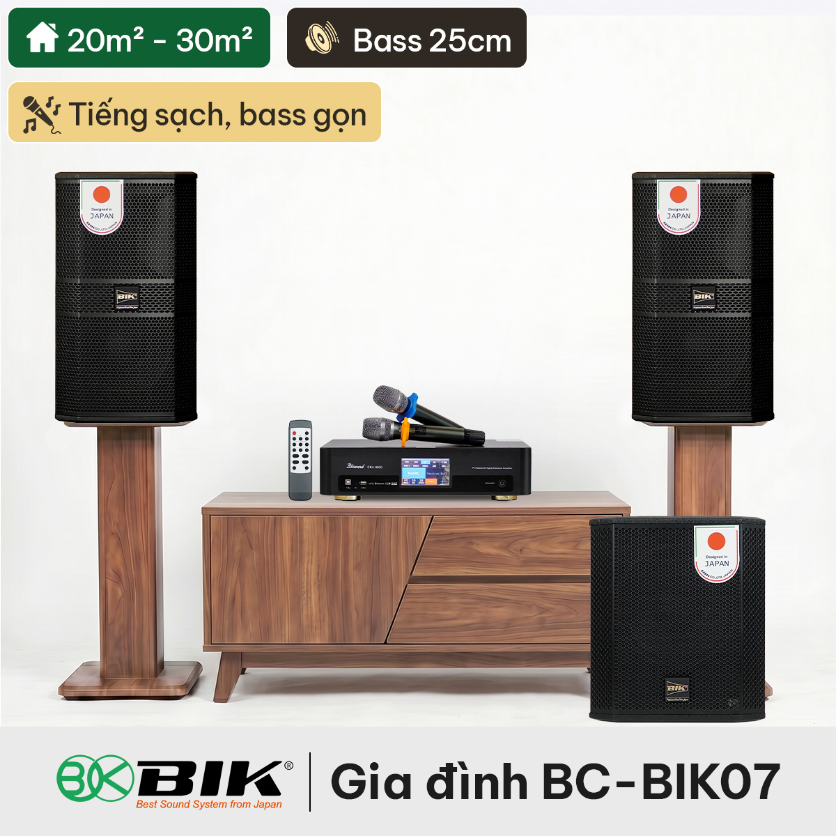 Dàn karaoke gia đình BC-BIK07