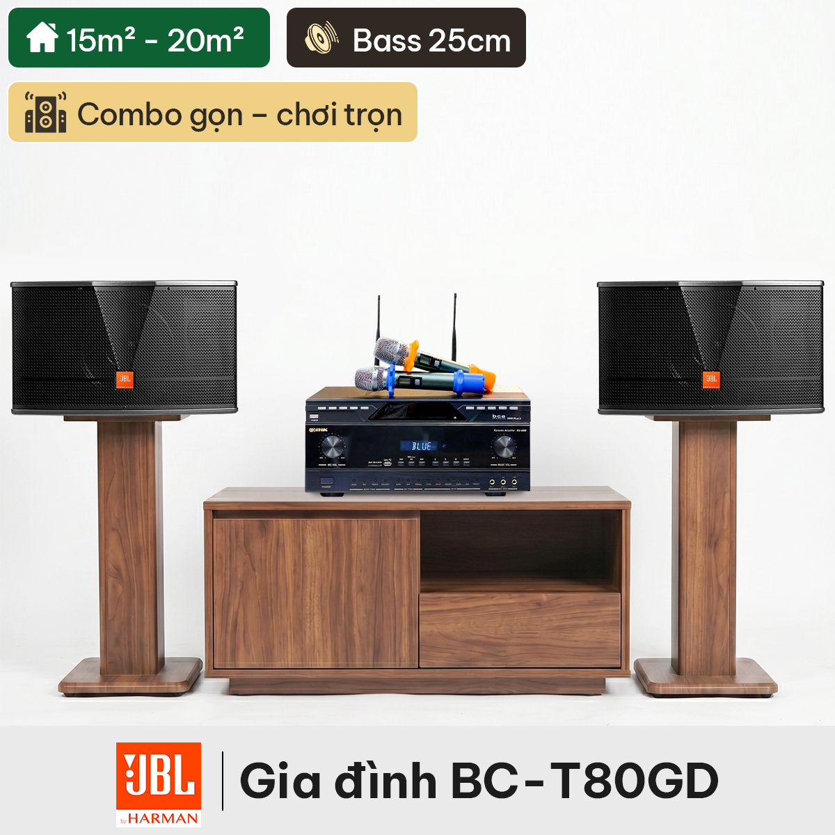 Dàn karaoke gia đình BC-T80GD