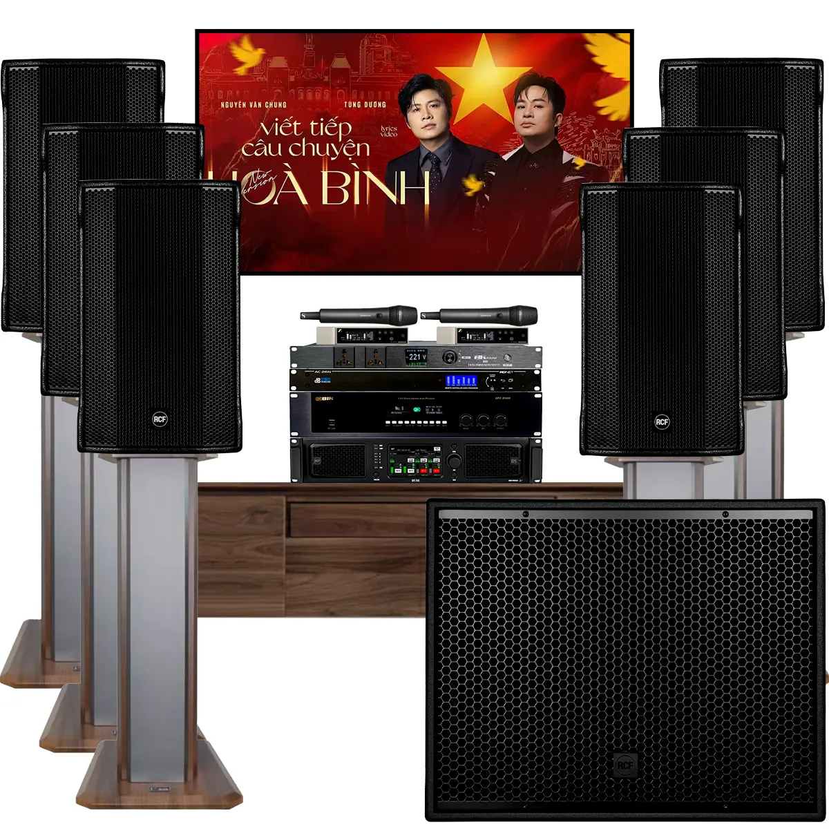 Dàn karaoke gia đình, biệt thự VIP RCF 03