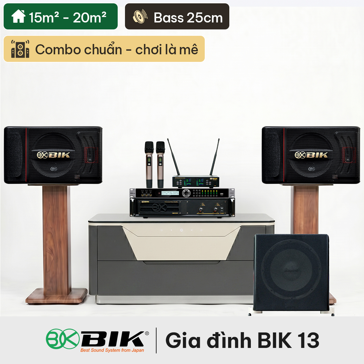 Dàn karaoke gia đình BIK13