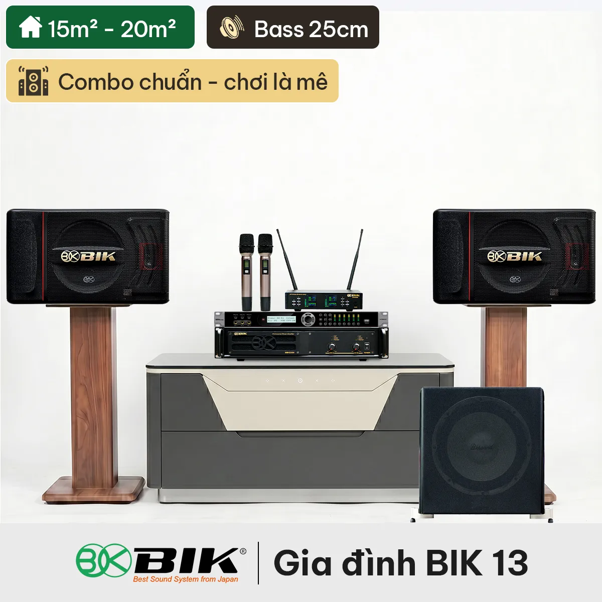 Dàn karaoke gia đình BIK13