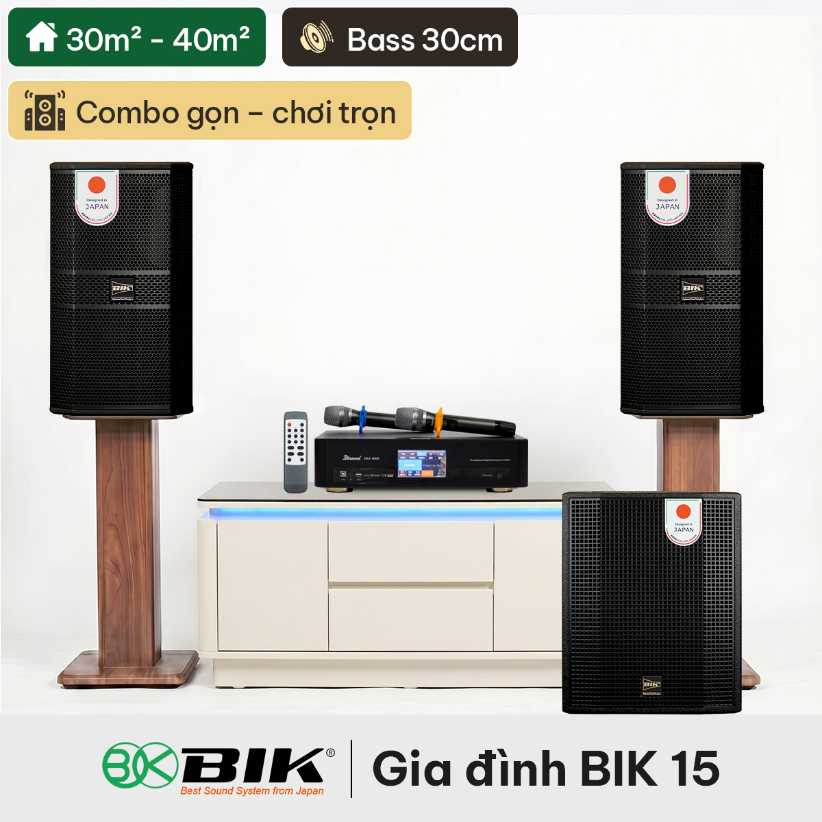 Dàn karaoke gia đình BIK15