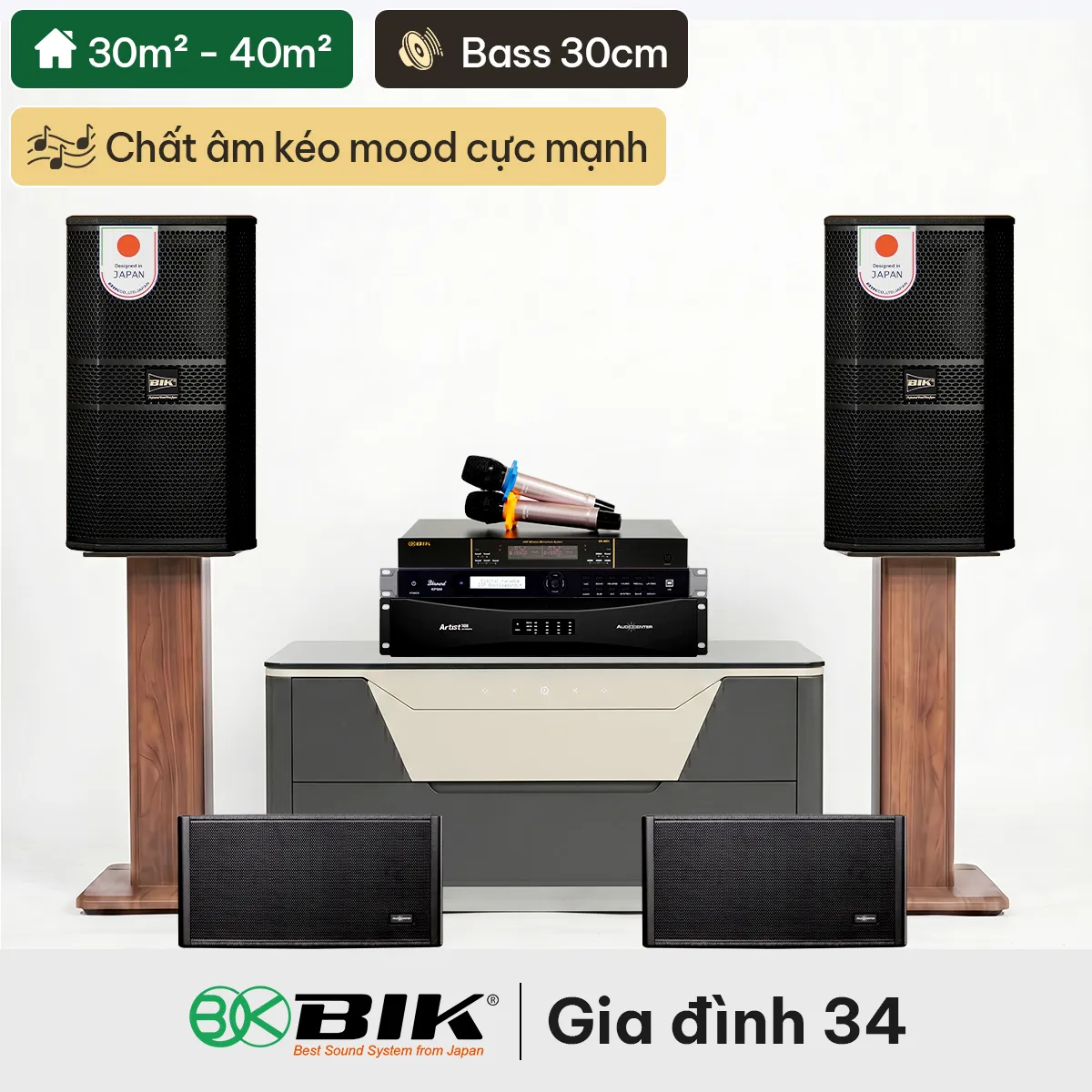 Dàn karaoke gia đình BIK 34