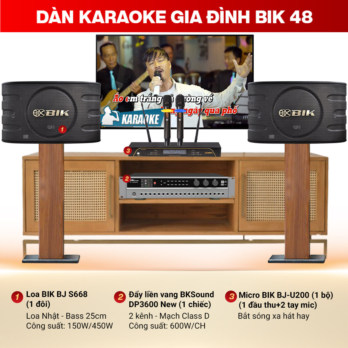 D&agrave;n karaoke gia đ&igrave;nh BIK 48