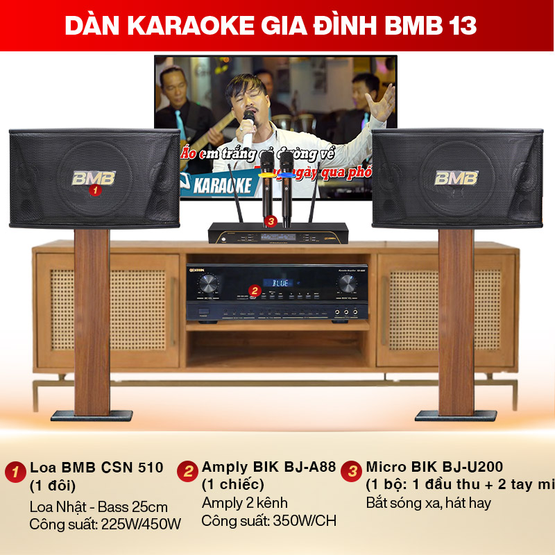 D&agrave;n Karaoke Gia Đ&igrave;nh BMB 13