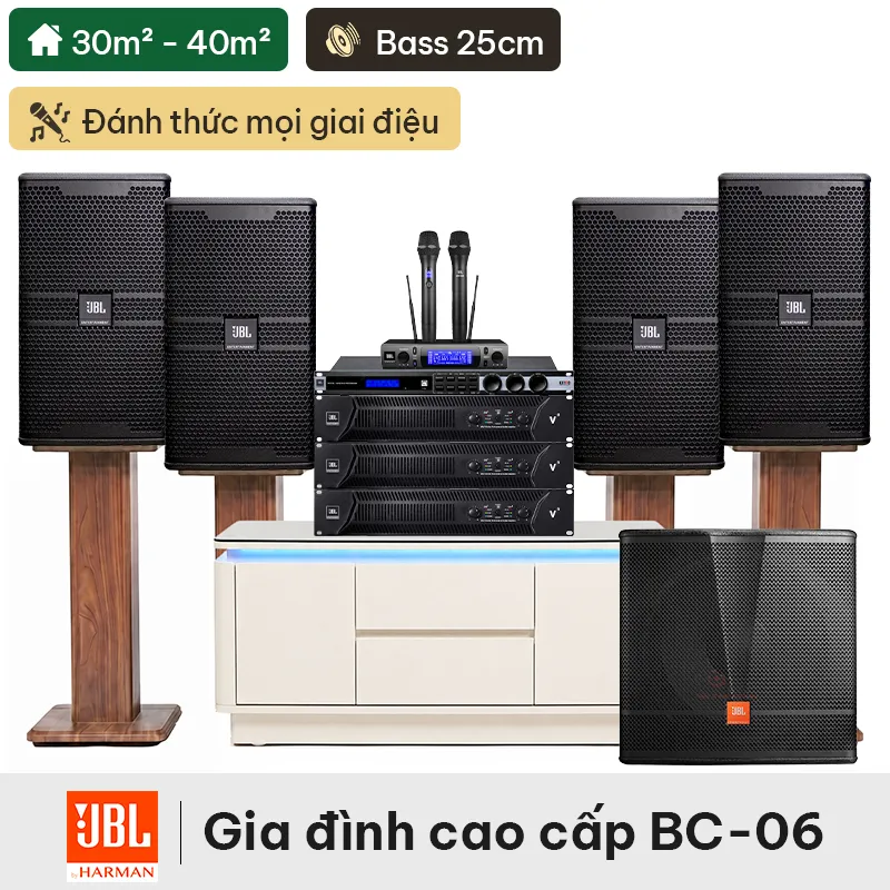 Dàn karaoke gia đình cao cấp BC-JBL06