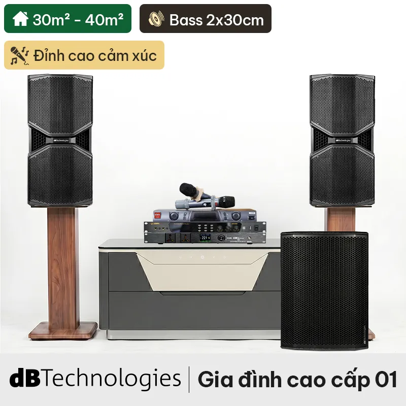 Dàn karaoke gia đình cao cấp dBTechnologies 01