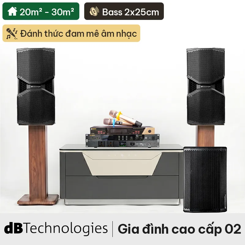 Dàn karaoke gia đình cao cấp dBTechnologies 02
